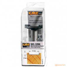 901.3205 CMT PRO Фреза концевая пазовая HW Z2 S=8 D=31,75X5,7X63 RH 901.3205 CMT PRO Фреза концевая пазовая HW Z2 S=8 D=31,75X5,7X63 RH