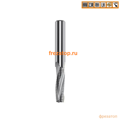 195.081.11 CMT Фреза спиральная монолитная 8x32x80 Z=3R хвостовик S=8 правое вращение