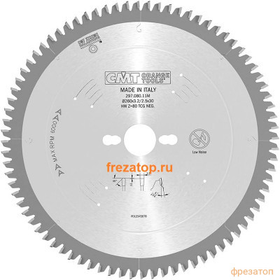 281.108.14M CMT Диск пильный 350x30x3,5/2,5 10º прямой-трапеция зуб Z=108