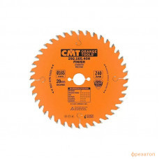 292.165.40M CMT Диск пильный 165x30x2,6/1,6 10° 15° косой зуб Z=40 292.165.40M CMT Диск пильный 165x30x2,6/1,6 10° 15° косой зуб Z=40
