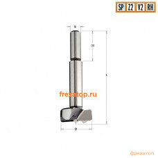 512.351.31 CMT Сверло чашечное легированная сталь 35x90 Z=2+2 хвостовик S=10x30 правое вращение 512.351.31 CMT Сверло чашечное легированная сталь 35x90 Z=2+2 хвостовик S=10x30 правое вращение