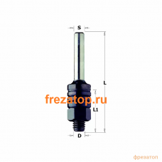824.127.00 CMT Адаптер концевой для дисковых фрез (гайка) хвостовик S=12,7