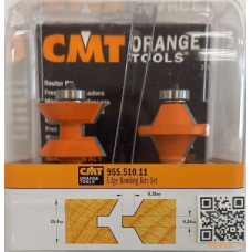 955.510.11 CMT Комплект 2 фрез шип-паз (Сращивание) хвостовик S=12 D раб.=40x25,4 955.510.11 CMT Комплект 2 фрез шип-паз (Сращивание) хвостовик S=12 D раб.=40x25,4