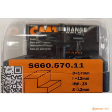 S660.570.11 CMT Фреза четвертная с нижним подшипником, смен.ножи с твердосплавной напайкой Z4 хвосто