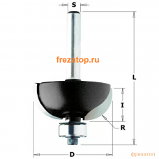 Фреза концевая внешн.радиус R=9,5 с нижним подшипником S8 D31,7 I12,7 L54 CMT PRO 937.0913 Фреза концевая внешн.радиус R=9,5 с нижним подшипником S8 D31,7 I12,7 L54 CMT PRO 937.0913
