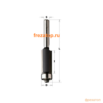 Фреза концевая обгонная с нижним подшипником S12 D12,7 I38 L94 CMT PRO 906.1338