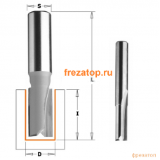 Фреза концевая пазовая прямая S8 D18 I20 L52 CMT PRO 911.1820