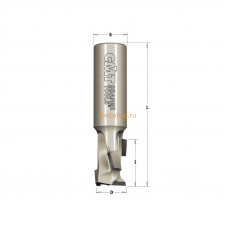 Фреза пазовая DP 12x12x40 d=12 I=27 L=75 Z=1+1 RH CMT 140.120.61