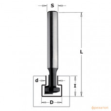K950-095 CMT Фреза концевая (Т-образный паз) S=8 D=4,8/9,5x11x48 K950-095 CMT Фреза концевая (Т-образный паз) S=8 D=4,8/9,5x11x48