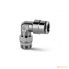 Угловой пневмосоединитель трубка 8 мм резьба G1/8" Camozzi S6520 8-1/8 Угловой пневмосоединитель трубка 8 мм резьба G1/8" Camozzi S6520 8-1/8